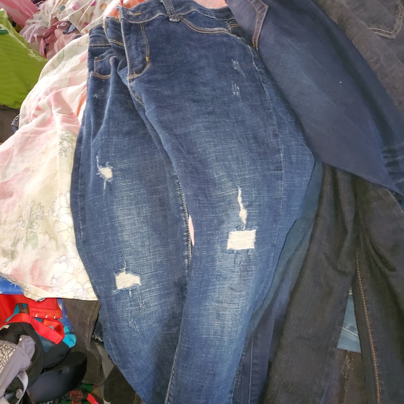 used denim jean for men clothes