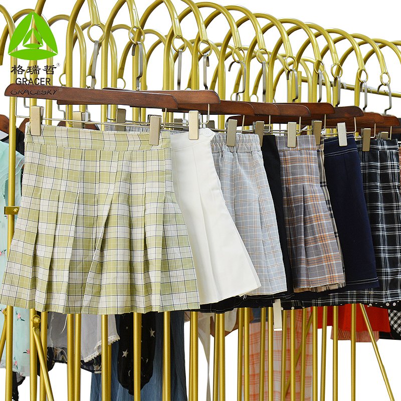 New Used Stock Clothes Women Short Top T-shirt Low Price Bulk Clothing Casual Dress Clothes Summer for Women Adults Bundle 45KG