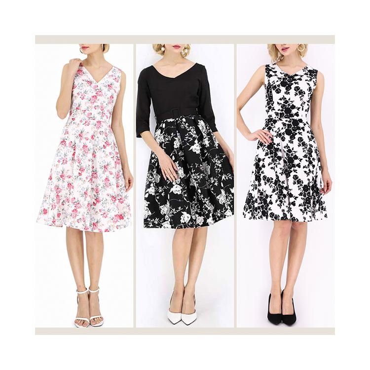 Fashion Dress Woman Casual Dress Long Sleeve Dress Plus Size Women's Clothing Stock