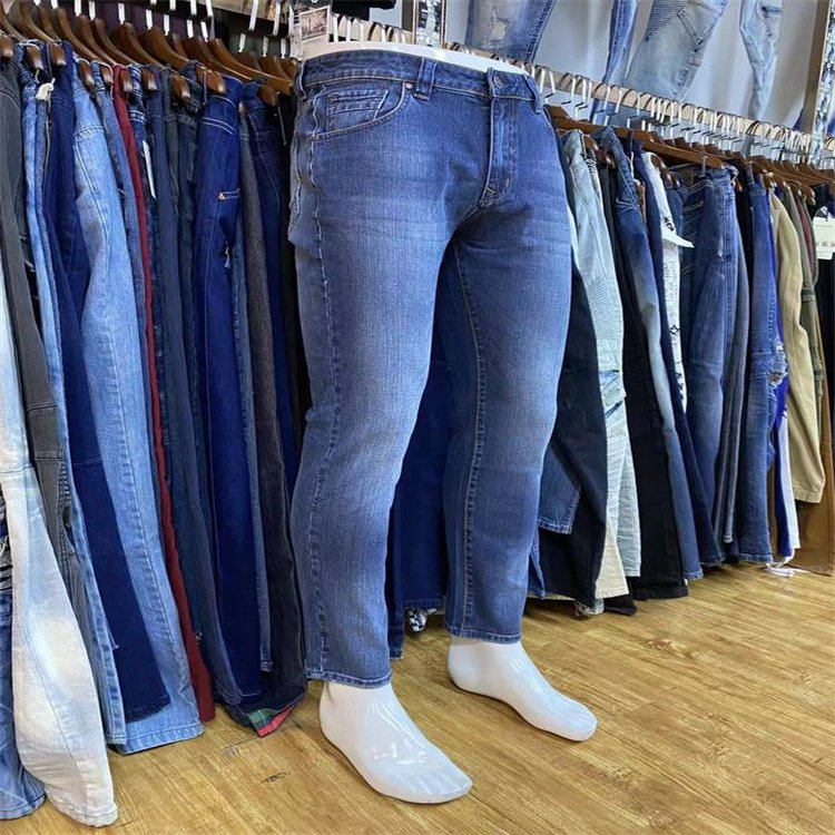 New Mixed Wash Long Cheaper Daily Skinny Fit Long Straight Hot Sell High Quality Used Men Jeans Pants In Stock