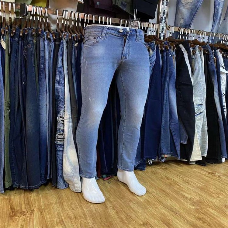 New Mixed Wash Long Cheaper Daily Skinny Fit Long Straight Hot Sell High Quality Used Men Jeans Pants In Stock