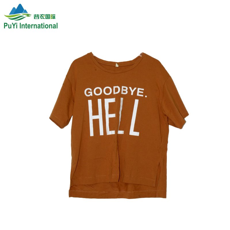 Hot Selling Women's T-Shirt Ropa Mujer Second Hand Clothing bales Used Clothes Bales For women