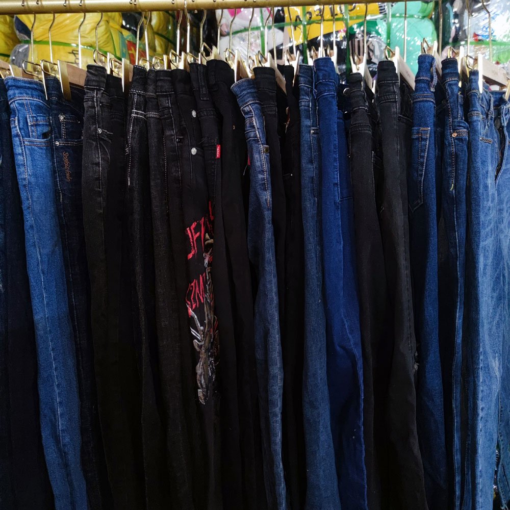 Second-Hand Summer Lady's Jean Pants for Adults Bales of Clothes