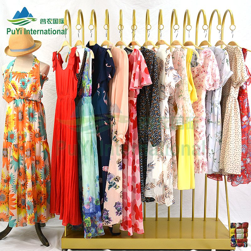 45kg 50kg 100kg Vip African Second Hand Maxi Adult Ladies Casual Used Long Dress Cloth Branded Wholesale From Uk Bales In Bulk
