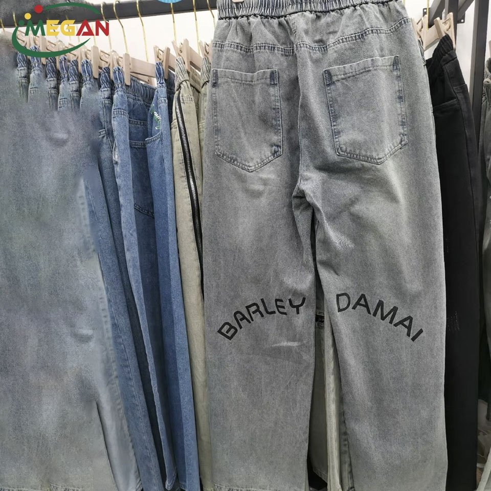 Megan High Discount Oversized Men Second Hand Jeans Bundles Hombre Used Pants