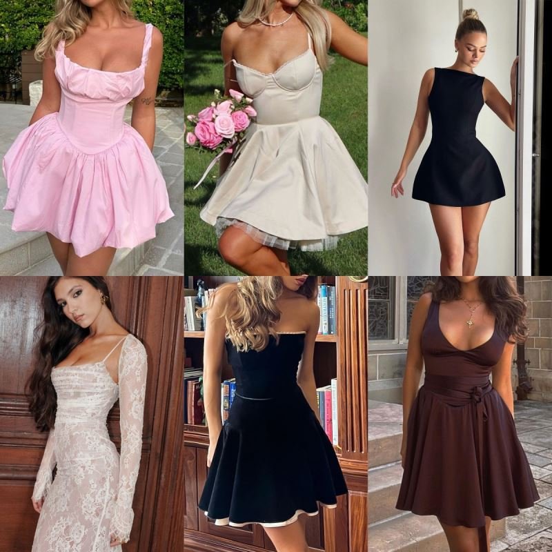 Stock Wholesale Bulks New Bales Clothes Used Clothes Bales For Women Long Dresses Brand Discount Women's Clothing Dress