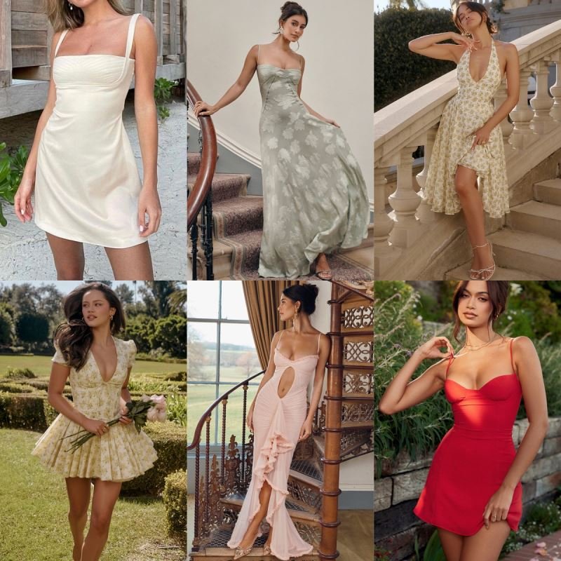 Stock Wholesale Bulks New Bales Clothes Used Clothes Bales For Women Long Dresses Brand Discount Women's Clothing Dress