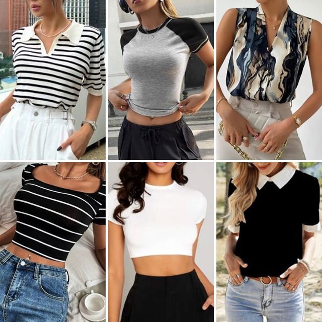 2024 Clearance Womens clothes wholesale casual dresses T-shirts mixed packaging Used random delivery stock clothing