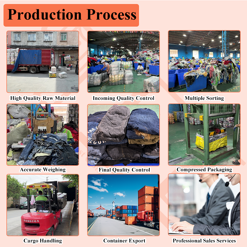 FengYang Used Sweatshirt Used Clothes for Women Bales Round Neck Sweater Women Men Children Adult Factory Outlet