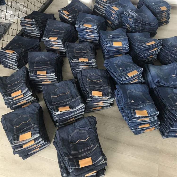 stock used fashion jeans men's skinny jeans stocks surplus garments cheap denim jeans for men mixed stock lots