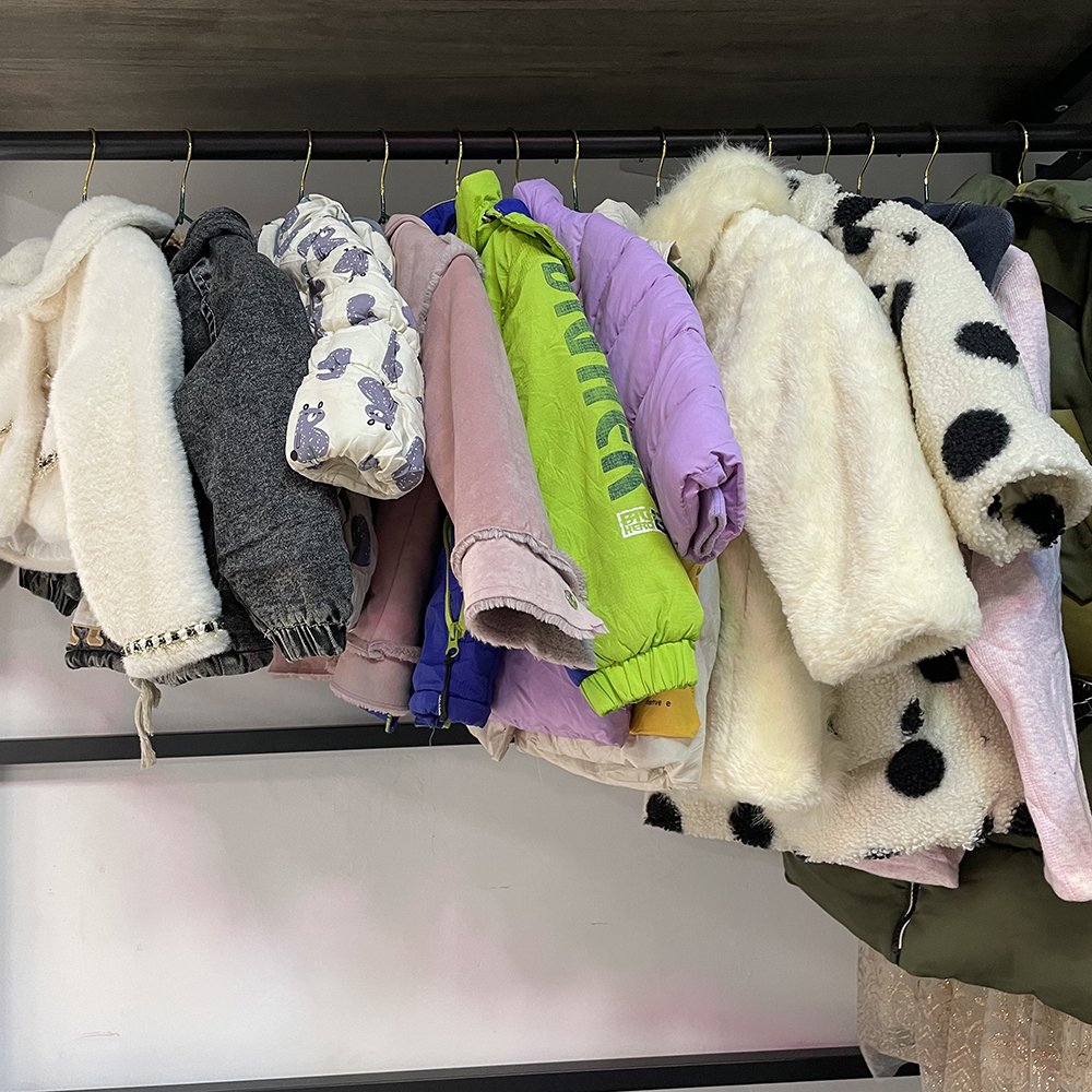 High-quality used child paraka jacket in 45kg bales thrift winter coats for kids second hand winter children clothes