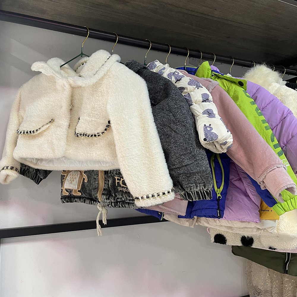High-quality used child paraka jacket in 45kg bales thrift winter coats for kids second hand winter children clothes