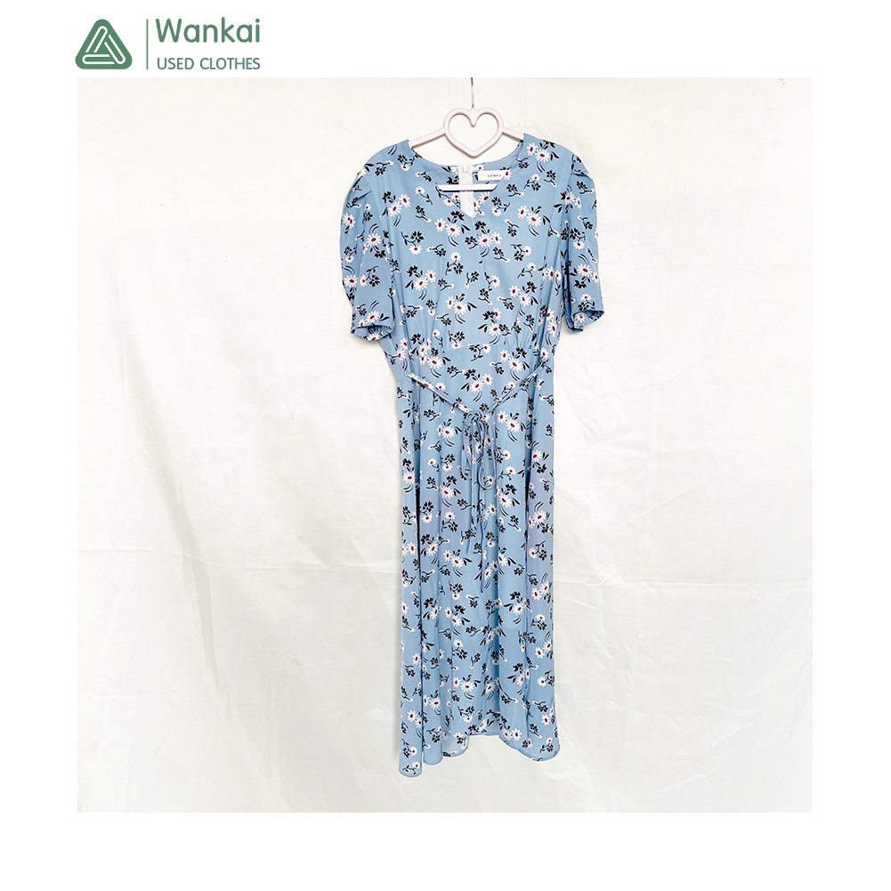 CwanCkai Factory Wholesale Mixed Colors Women's Clothing Used, Good Quality Top Clean Women Size 8 Used Dresses