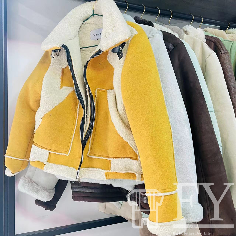 FengYang Used Clothes Winter Coat with Fleece Jacket Clothes Bales for Women Children Adult Men Sort A Factory Outlet