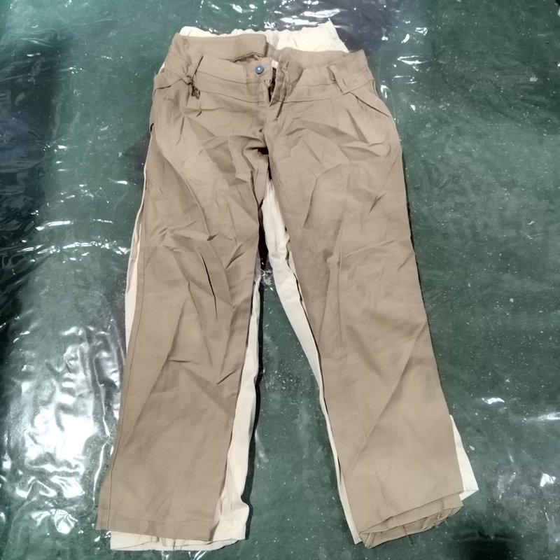 A3 Fashionable women pants second hand clothing used clothing bales 100kg from Canada elastic pants/ women trousers