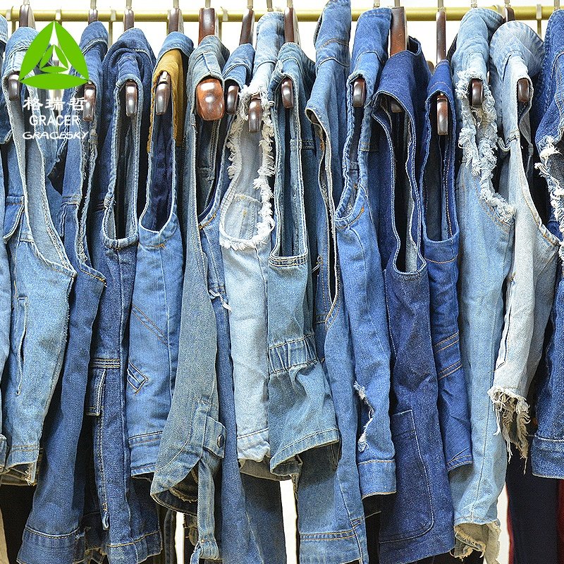 Gracer brand Used Jean Jacket suppliers for second hand clothing used clothes