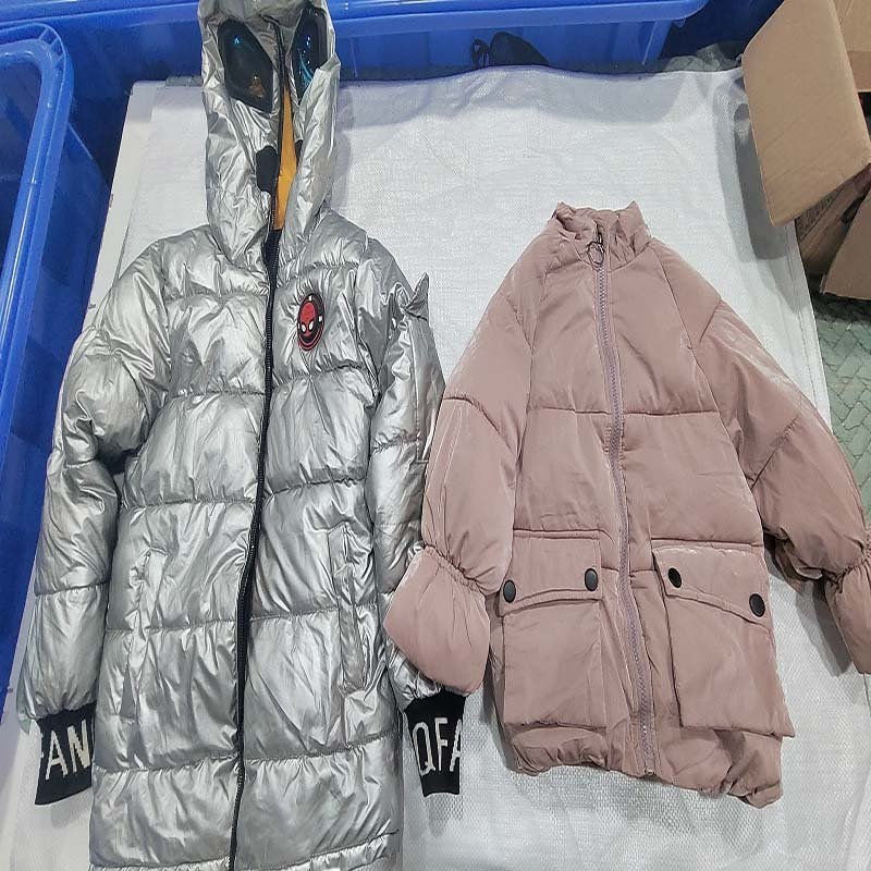 second hand bales Wholesale Baby Girls Kids Winter clothes Children Girls Baby Jackets Outwears Coat Jacket used clothing