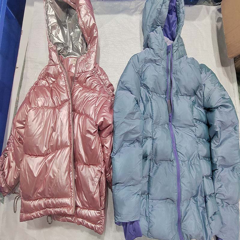 second hand bales Wholesale Baby Girls Kids Winter clothes Children Girls Baby Jackets Outwears Coat Jacket used clothing