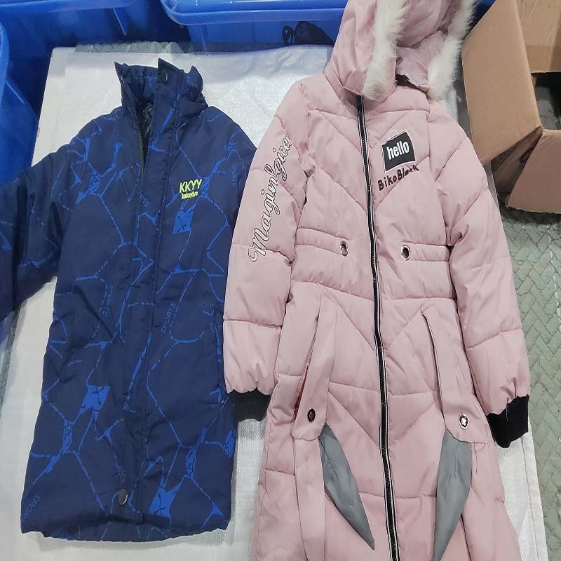 second hand bales Wholesale Baby Girls Kids Winter clothes Children Girls Baby Jackets Outwears Coat Jacket used clothing