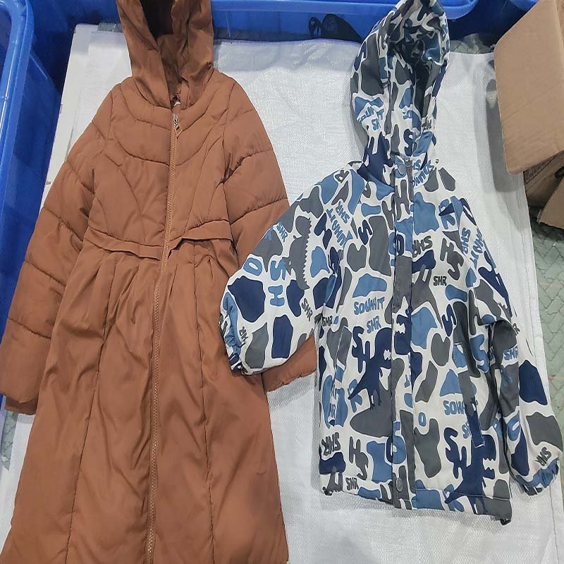 second hand bales Wholesale Baby Girls Kids Winter clothes Children Girls Baby Jackets Outwears Coat Jacket used clothing