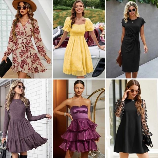 Wholesale of high-end cotton dresses for women's second-hand mixed size clothing inventory