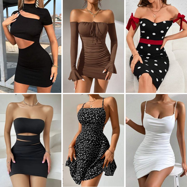 Women's dresses ropa Wholesale Pacas De Ropa Branded Women Dress Tops T-shirt Clothes bale