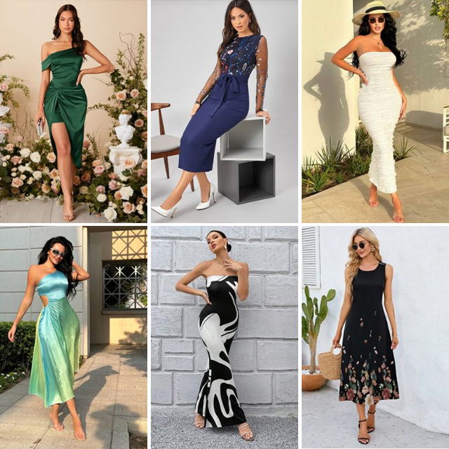 Summer Fashion Sexy Strap V-Neck Open Back Women's Printed Dress Wholesale