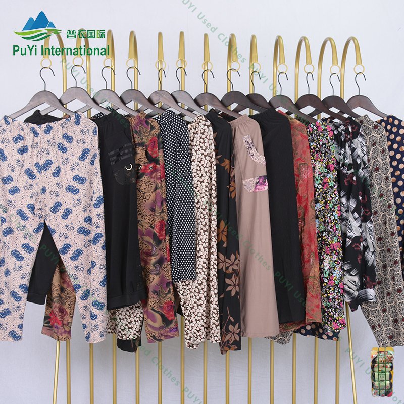 wholesale summer women elderly pants clothes used second hand clothing bales