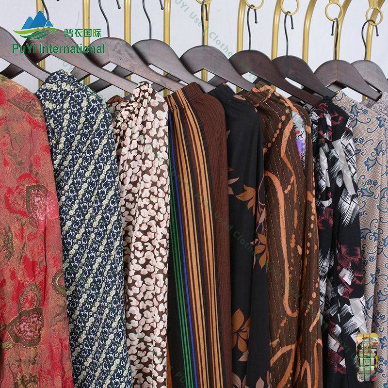 wholesale summer women elderly pants clothes used second hand clothing bales