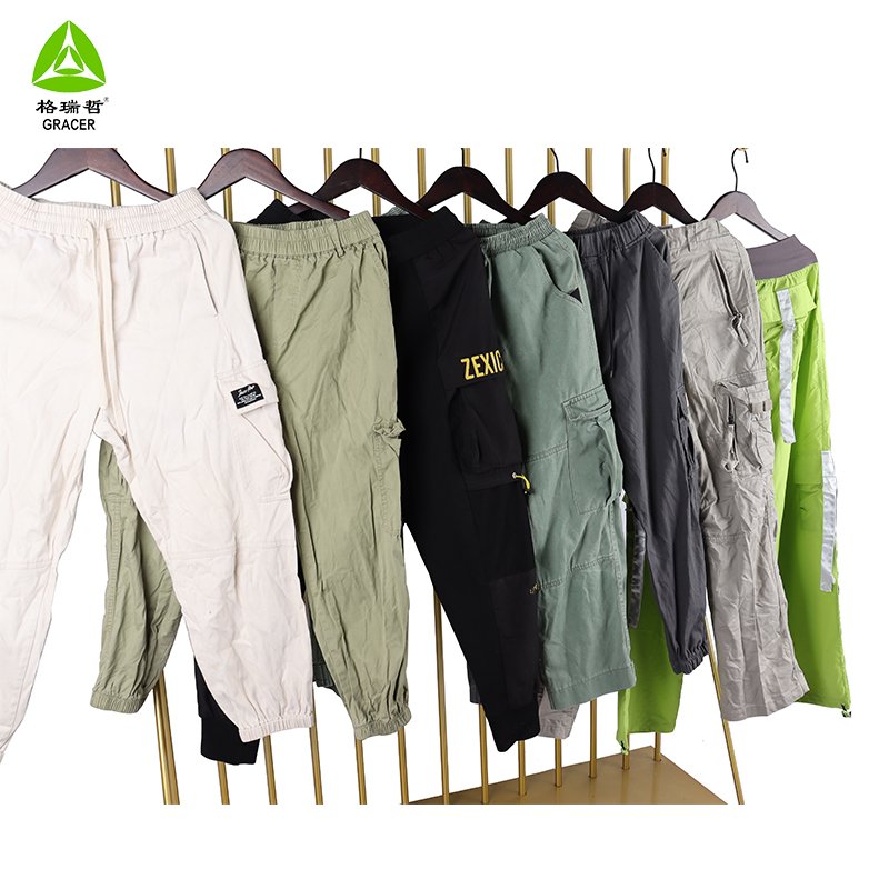 Used Cargo Pants Casual In Stock Ukay Ukay Bale Wholesale Thrift Branded Men Cargo Pants
