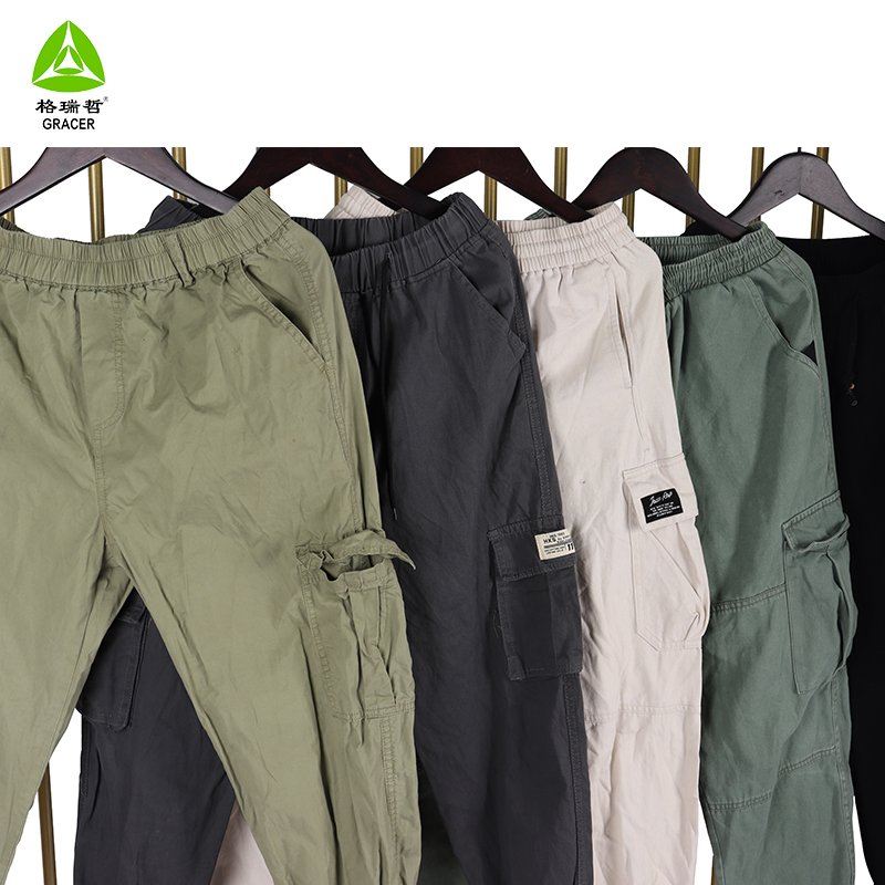 Used Cargo Pants Casual In Stock Ukay Ukay Bale Wholesale Thrift Branded Men Cargo Pants