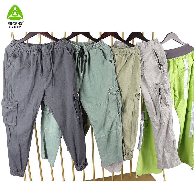 Used Cargo Pants Casual In Stock Ukay Ukay Bale Wholesale Thrift Branded Men Cargo Pants