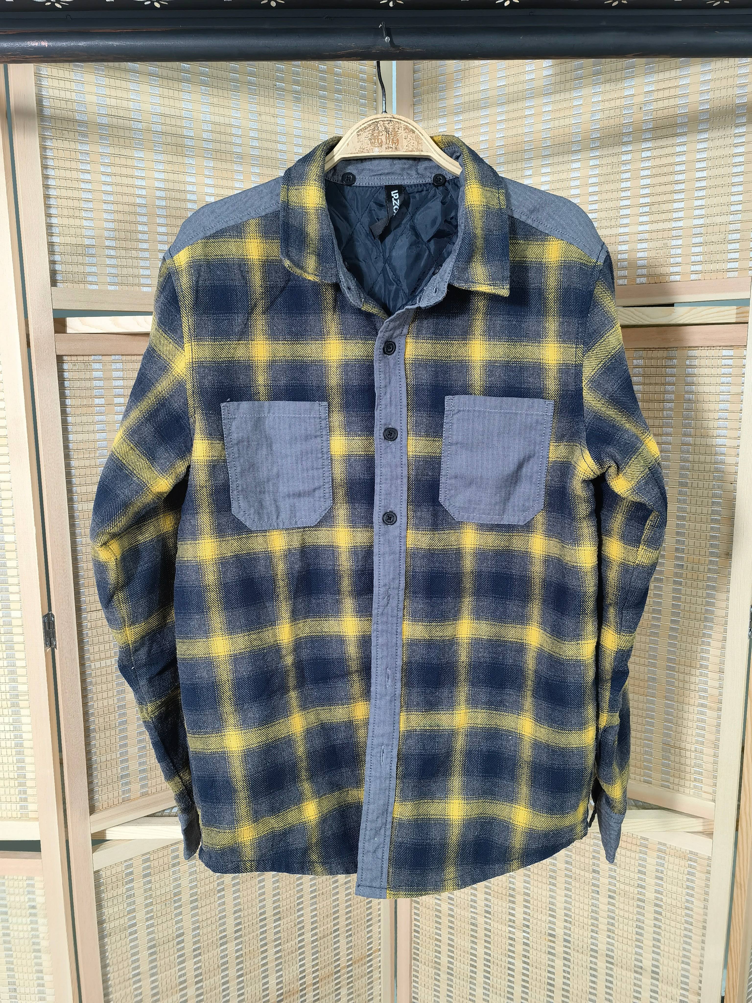 Wholesale High Quality Casual Thick For Women And Men Second Hand Plaid Shirt Used Clothes