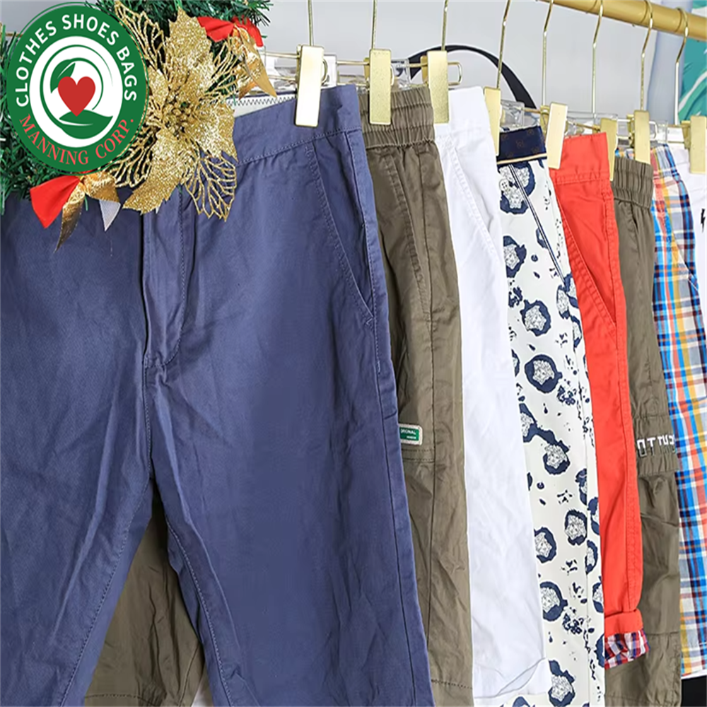 Wholesale Men's Summer Shorts Used Clothing Bundle/Used Beach Pants Shorts Casual Bulk Mixed For Male