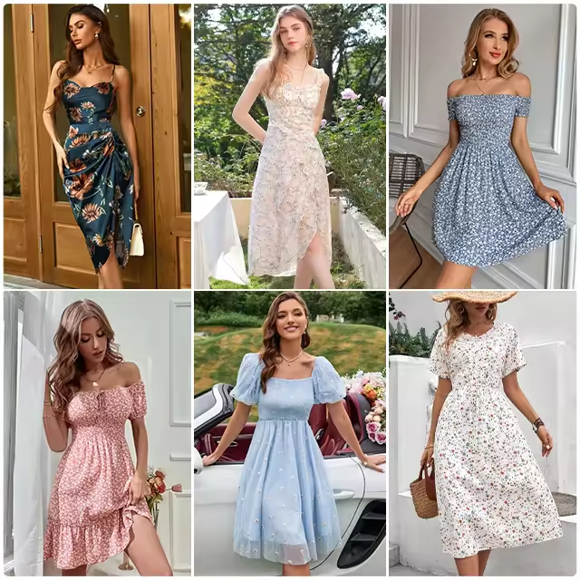 WO Stock dresses tops T-shirts pants Mix and match products, brand new and used clothes Packages mixed Clothing