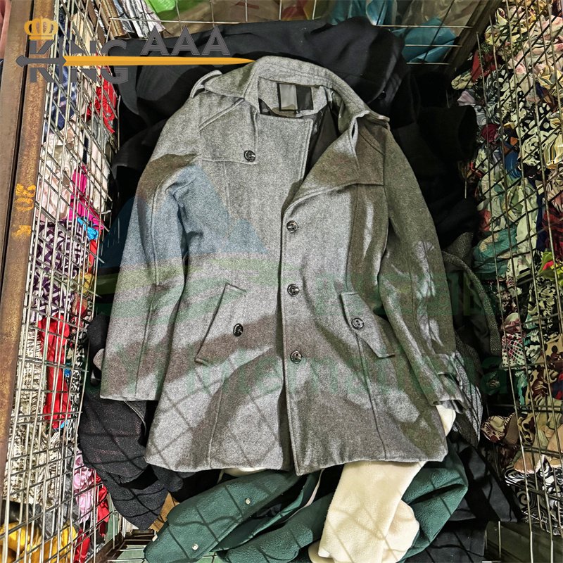 KINGAAA worsted coat first grade uk second hand clothes office blazers for men used clothes ropa de marca usada
