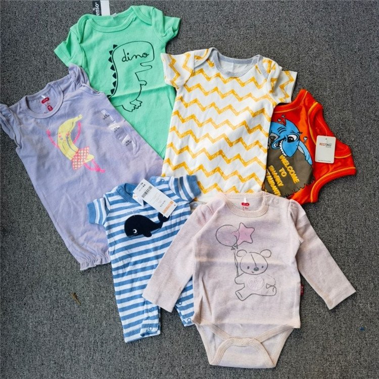 Cheap price wholesale Cotton girl's clothing t shirt top dress pants Baby Clothing Girl for apparer stock