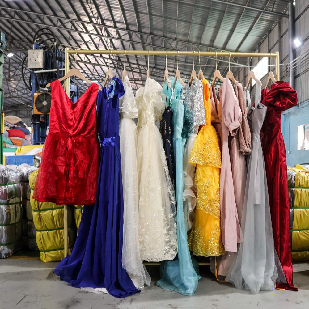 UKAY Lady Summer Evening Party Wedding Gown Dress Super Thrift Low Price Wholesale Bales for Adults Philippines Warehouse