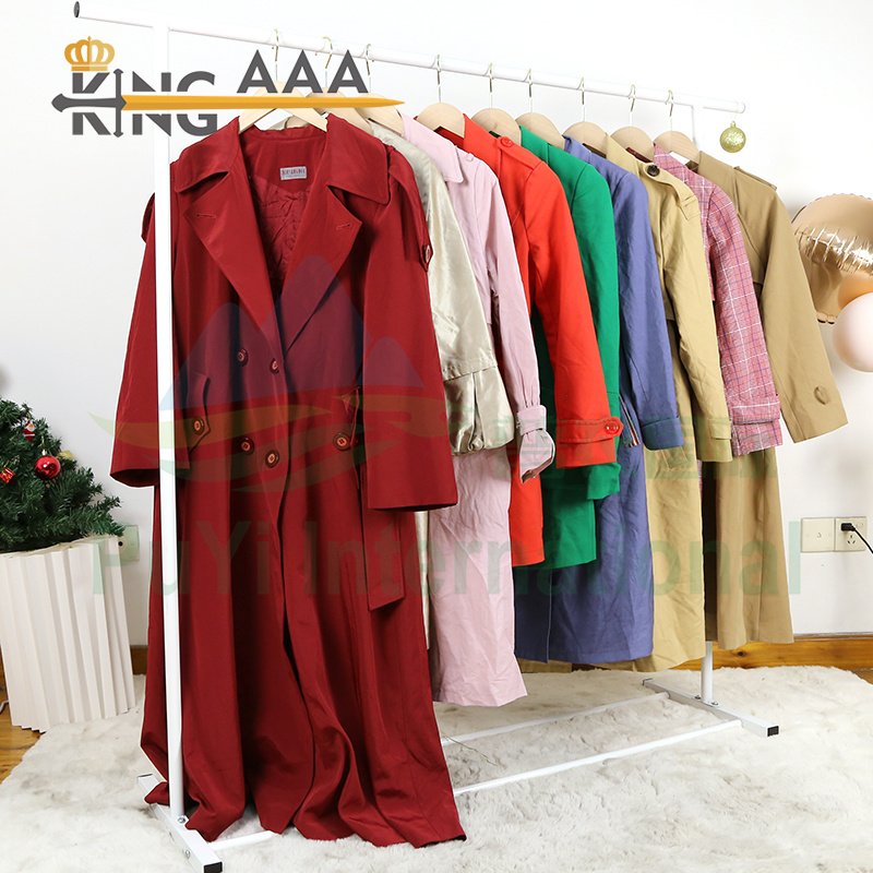 used overcoat women ball thrift branded jacket used clothing bales clothes uk japan used clothes bales trench coats for ladies