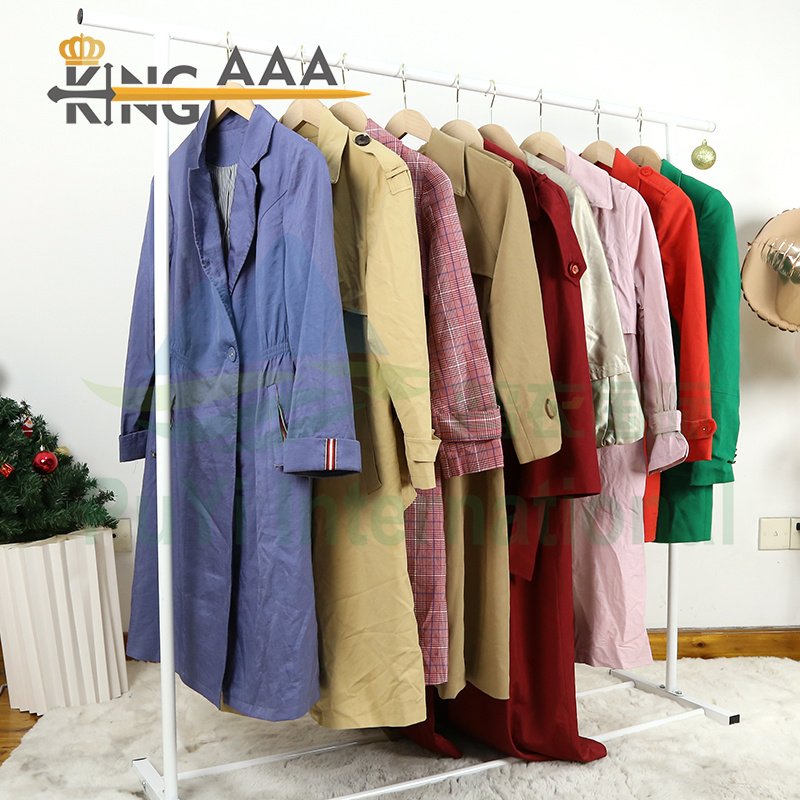 used overcoat women ball thrift branded jacket used clothing bales clothes uk japan used clothes bales trench coats for ladies