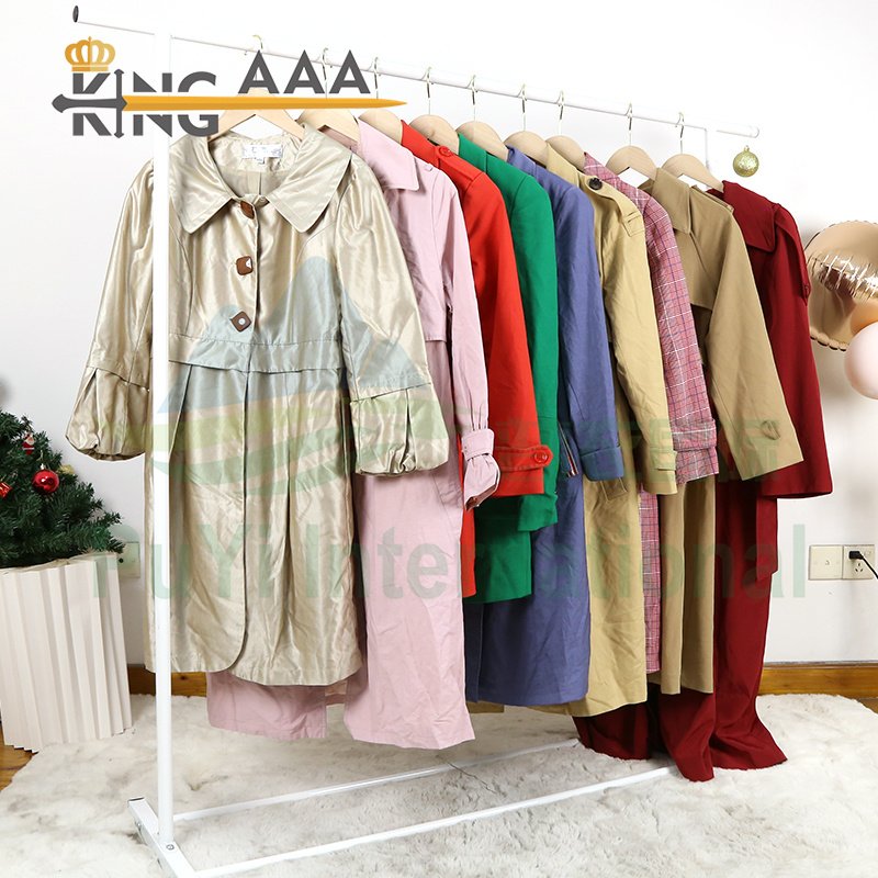 used overcoat women ball thrift branded jacket used clothing bales clothes uk japan used clothes bales trench coats for ladies