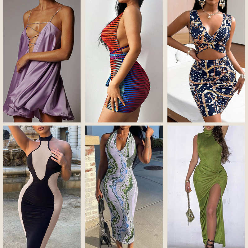 New JY 2024 Fashion Inventory Batch Women's Mix Pack Croptops Bulk Clothing Variety Brand New Women's Casual Dress