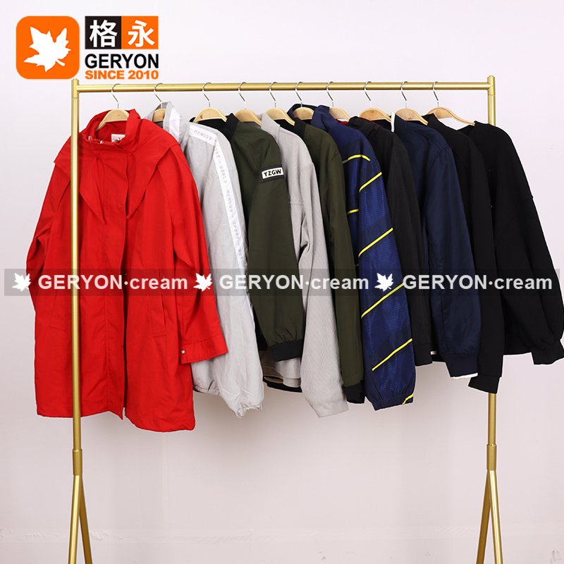 men's windbreaker mens used jackets used windbreaker used clothing jackets second hand man clothes
