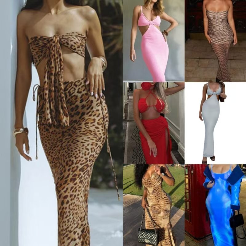 Branded Clothes Women's Mix Style Stock Dresses T-shirts Small Shirts Pants
