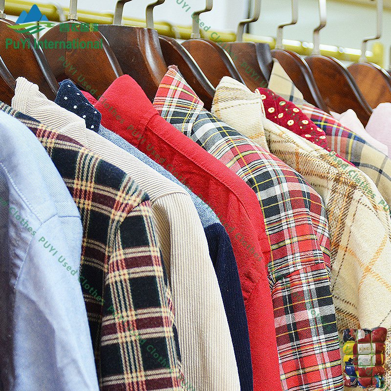 Winter shirt casual used sweatshirt suit second hand clothes use clothes t shirts