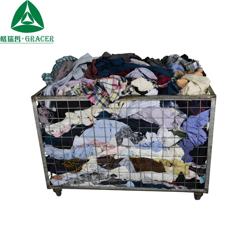 Korean Import Used Apparel Bales Second Hand man shirt clothing Vintage Used Apparel Bales Mix Style