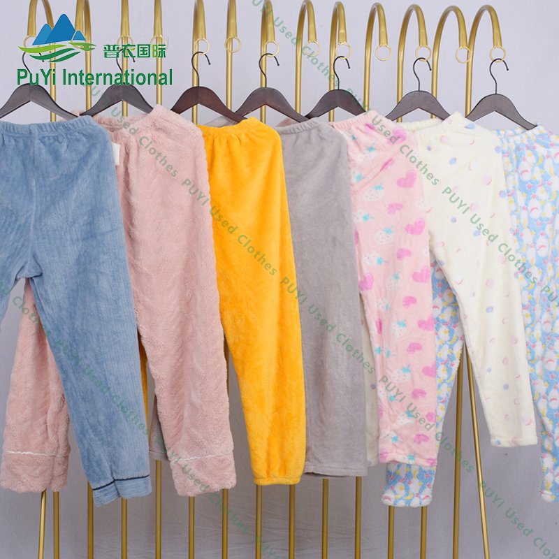 winter coral velvet sleep wear unisex ladies men mixed us used clothes sleepwear used clothing from usa