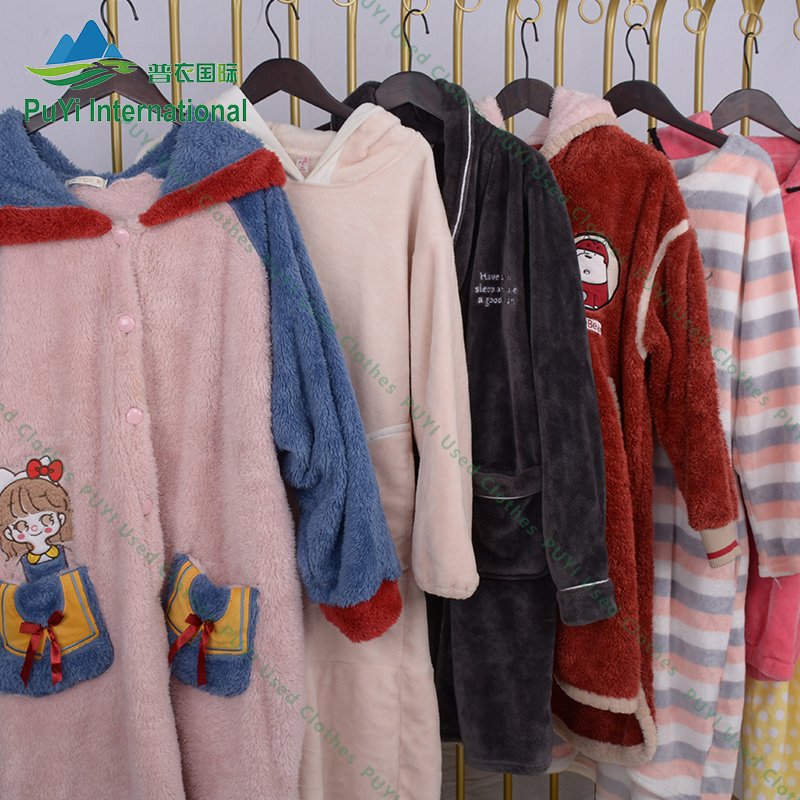 winter coral velvet sleep wear unisex ladies men mixed us used clothes sleepwear used clothing from usa
