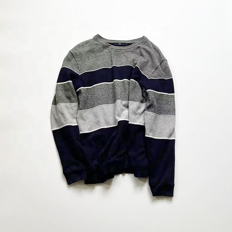 A grade mix lady's men's knitted sweater shirt down coat knitwear used clothes clothings wholesale for man and women