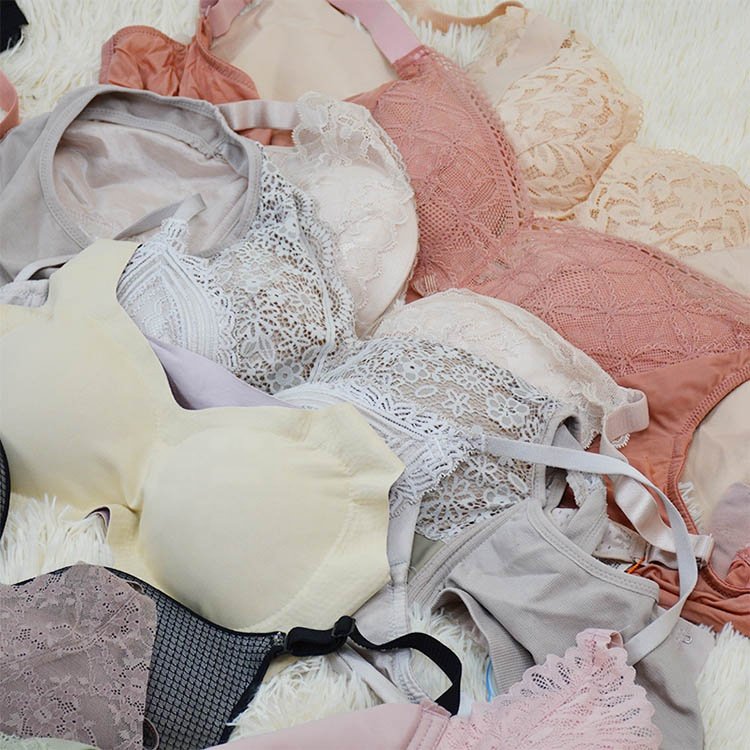 Best selling 45kg bale second hand lady clothes uk used bras mixed used bra for women